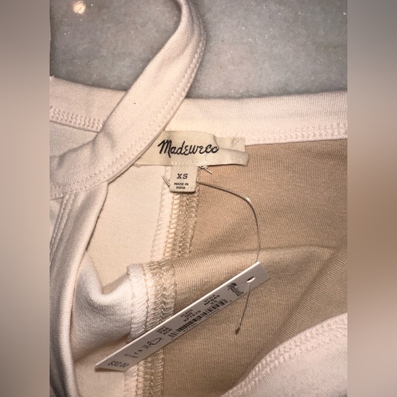 NWT Madewell Size XS Women's Beige Tank Top - Picture 6 of 10